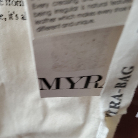 Two Myra Bag Cream Tote with Inspirational Print ( Shoe Bags) - Picture 5 of 7